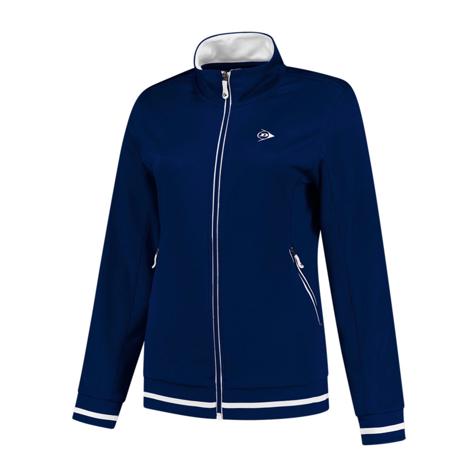 Dunlop Girls Knitted Jacket-Club Line, TENNISJACKA TJEJ