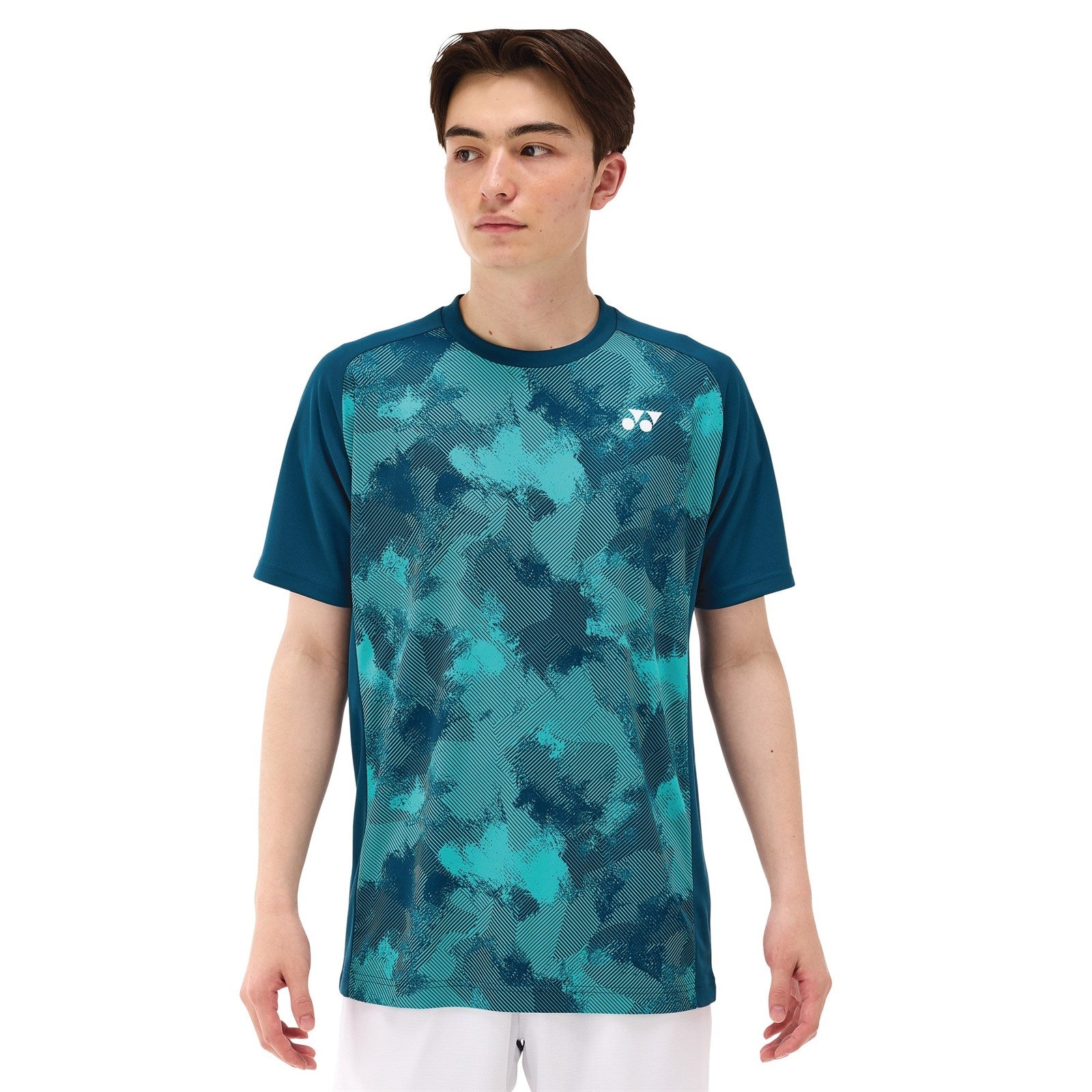 Yonex MEN´S T-SHIRT, TENNIS  T-SHIRT HERR - MÖRKGRÖN