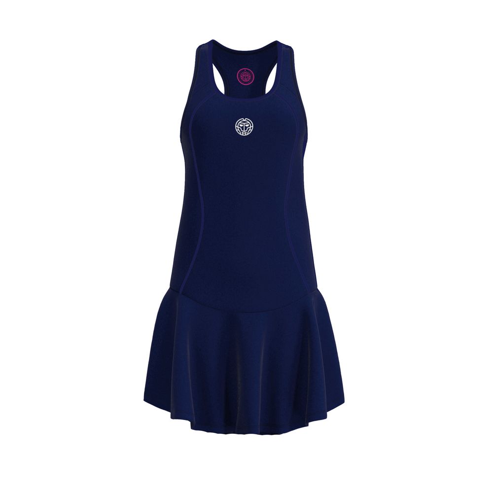 BIDI BADU Crew Junior Dress - dark blue, TENNISKLÄNNING TJEJ