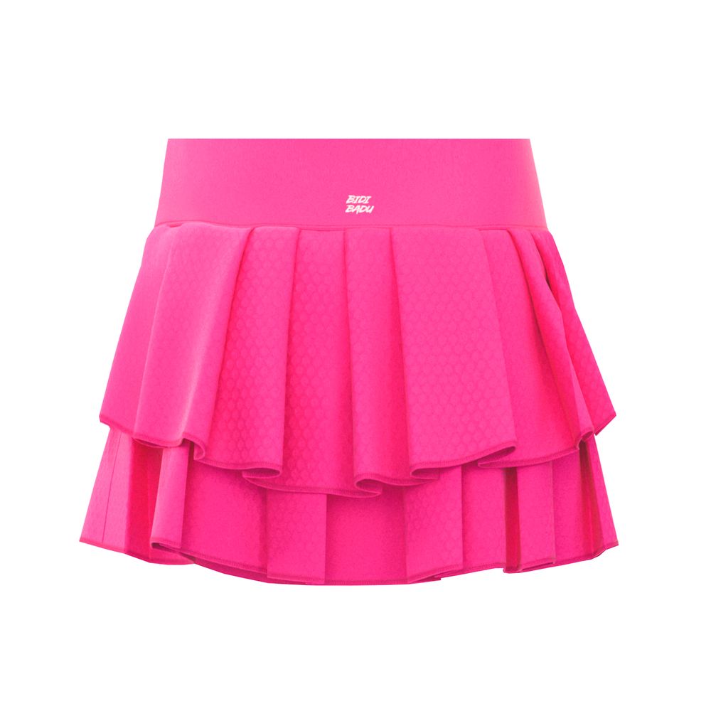 BIDI BADU Crew Pleated Junior Skort - pink, TENNISKJOL TJEJ