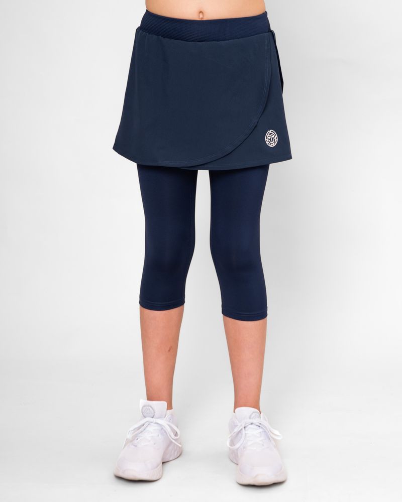 BIDI BADU Crew Junior Scapri - dark blue, TENNISKJOL TJEJ