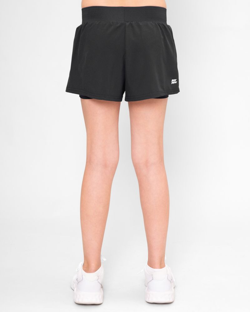 BIDI BADU Crew Junior 2In1 Shorts - black, TENNISSHORTS TJEJ