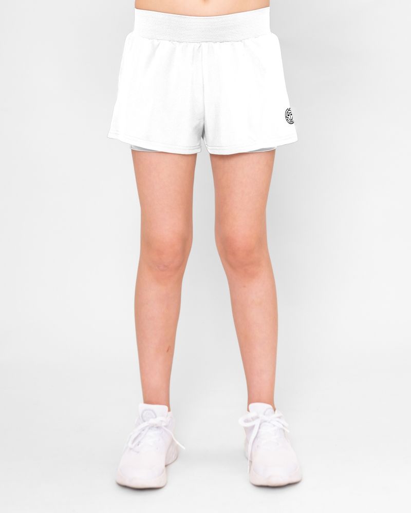 BIDI BADU Crew Junior 2In1 Shorts - white, TENNISSHORTS TJEJ