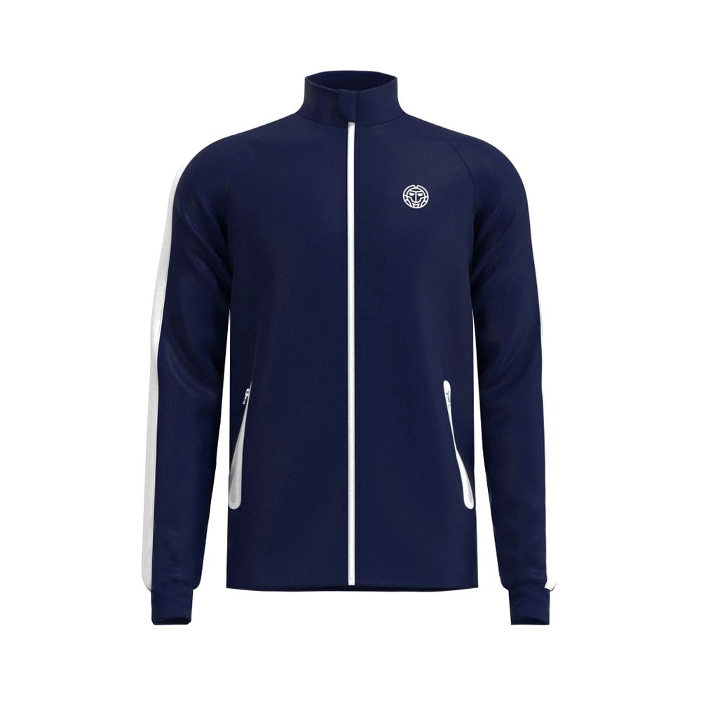 BIDI BADU Crew Jacket - dark blue, TENNISJACKA HERR