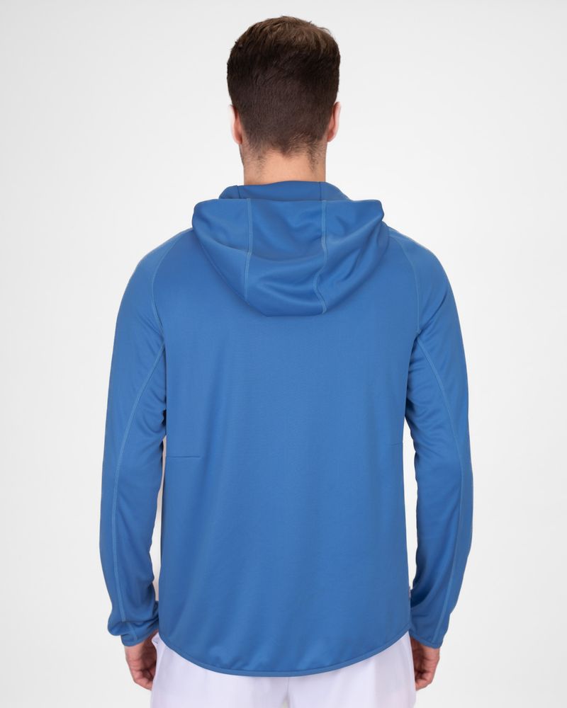 BIDI BADU Crew Hood Jacket - blue, TENNISJACKA HERR