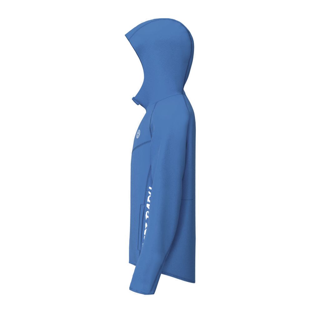 BIDI BADU Crew Hood Jacket - blue, TENNISJACKA HERR