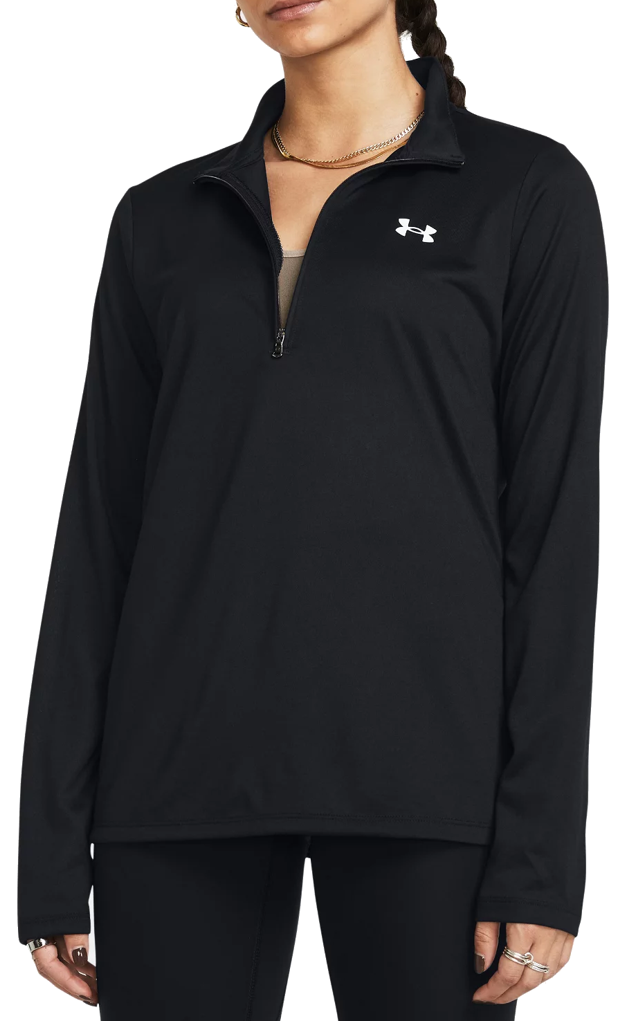 Under Armour Tech 1/2 Zip- Solid, TENNISTRÖJA DAM