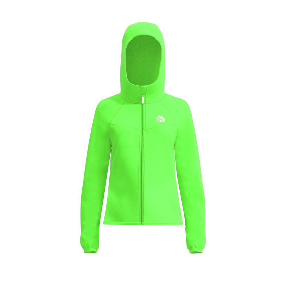 BIDI BADU Crew Jacket - neon green, TENNISJACKA DAM