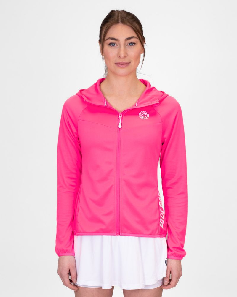 BIDI BADU Crew Jacket - pink, TENNISJACKA DAM